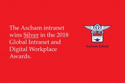 The Ascham intranet wins Silver in the 2018 Global Intranet and Digital Workplace Awards.